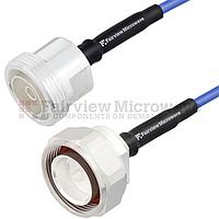 Fairview FMC1536951 Low PIM 7/16 DIN Male to 7/16 DIN Female LSZH Jacketed Cable 0.141 Formable Low PIM Coax and RoHS Compliant