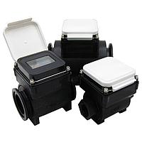 OMEGA FMG802 Battery or DC Powered Plastic Body Electromagnetic Flow Meter (± 1 %, 300 GPM, 2 in, NPT Female, Aluminum, Polyethylene, 2 in)