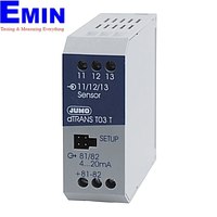 Jumo dTRANS T03 T Two-wire or three-wire transmitter (-200 ~ +850°C, rail mounting)