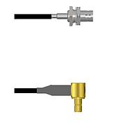 Amphenol Custom Cable Q-0403I0003007i RF Cable Assemblies BNC-SJB/SMB-RJ G174 7I