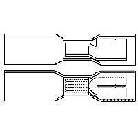 Raychem - TE Connectivity B-106-8401 Wire Terminals H/S-SILO 22-18 RED .150