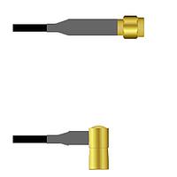 Amphenol Custom Cable Q-6803S0003012i RF Cable Assemblies SMA-SP/SMB-RP G174 12I
