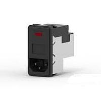 Corcom - TE Connectivity PS000DH3A Inlets 3A DUAL FUSE SNAP IN MOUNT