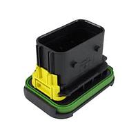 AMP Connectors - TE Connectivity 1-2112162-1 Tab Housing 21POS, TAB 2.8X0.8, TAB HSG, SEALED ASSY
