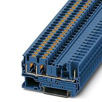 PHOENIX CONTACT 3212201 DIN Rail Terminal Blocks PT 4-TWIN/1P BU