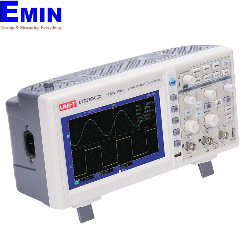 UNI-T UTD2102CEX Digital Storage Oscilloscope (100MHz,2CH,1GS/s) |  EMIN.COM.MM