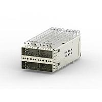AMP Connectors - TE Connectivity 1-2308171-1 zQSFP+ 2X2, EMI SPRING, BTB W/O BTM EMI Springs