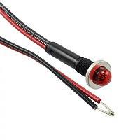 VCC 6011M3 Neon Panel Mount Indicators AMBER DIFFUSED 3/8" MOUNTING HOLE