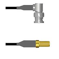 Amphenol Custom Cable Q-0E0720008120i RF Cable Assemblies BNC-RP/SMA-SJ RG58 120I