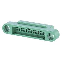 Harwin G125-324269600 Wire Housings Gecko-SL DIL Male Crimp Connector Housing, without screw fixings, 13+13 contacts