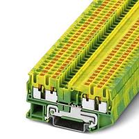 PHOENIX CONTACT 3209595 Ground Modular Terminal Block PT2,5-QUATTRO-PE BK