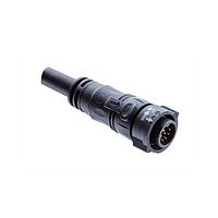 Amphenol LTW CD-08AFMM-QL8D04 Sensor Cables / Actuator Cables X-Lok, Middle Size, Plastic, 5A, 08 pins, Female Connector, Male Contact, Straight, Push Lock, Overmolded, Length 4000mm, IP68