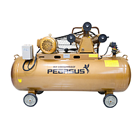 PEGASUS TM-W-0.36/8-180L Belt Driven Air Compressor (380V, 8 Kg/cm, 180L)