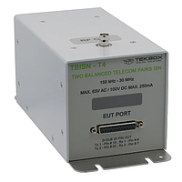 Tekbox TBISN-T4 Two balanced pairs ISN (150 kHz – 30 MHz; 150 Ω ± 20 Ω)