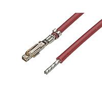 Molex 217491-2201 Pre-Crimped Lead Pre-Crimped Lead 75mm Lngth, 26 AWG, Red