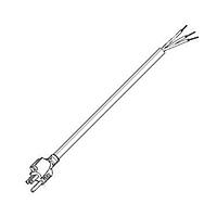 Volex 40295 A99 No Receptacle Power Cord 18/3 SJT 50ft 5-15P ROJ VACUUM