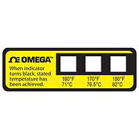 OMEGA TL-DWS-160-50 Dishwasher Safe Non-Reversible 3 Temperature Point Label (180 °F)