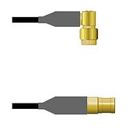 Amphenol Custom Cable Q-3603X0008036i RF Cable Assemblies SMA-RP/SMB-SP RG58 36I