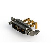 EDAC 629-3WK3650-3TD Mixed Contact D-Sub Connectors Right-angle Power Combo D-Sub Connector