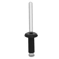 Essentra Components CR32-2-1 Push-In Rivet Clinch Rivet,Black,4MM-7MM Hold