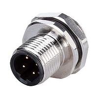 Same Sky (formerly CUI Devices) CDM1215-04D-MT-R9-67 Straight Solder Type,Rear Fasten PG9,D-Code 4PIN ,Screw Copper alloy