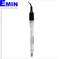 Senseca GE151-BNC-L01-GE pH-electrode, chemical resistant glass shaft (0 ... 14 pH, 0 ... 80 °C)