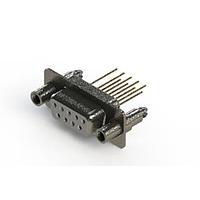 EDAC 628-M09-323-WT6 D-Sub Connectors - Standard Density Vertical Machined D-Sub Connector