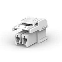 AMP Connectors - TE Connectivity 2-2232265-1 Headers & Wire Housings PTL 1X2 PLUG HSG HOT WIRE KEY B NAT