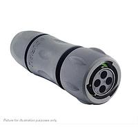 Eaton Souriau-Sunbank UTSX6JC104SW Plugs Plug, with cable gland backshell, for 4 female contacts, IP68/69K, keying W