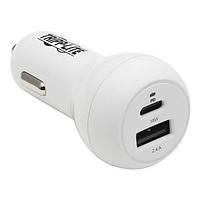Tripp Lite U280-C02-30W-K Battery Chargers 30W USB-C/USB-A CAR CHARGER