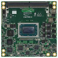 SECO MB75-3001-1211-C0 Computer-On-Modules - COM COMe-B75-CT6 w/AMD Ryzen Embedded V1202B @ 2.5GHz - Packet Switch - Ethernet Contr. I210 - EDP Port - HUB - TPM - Comm. Temp