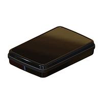 Serpac CX63DBKABK Hand Held CX-63 Series Waterproof Pocket Enclosure with Black Seal. Three-Piece Design, Polycarbonate Plastic, Integrated Waterproof Seal, IP 65, 66, 67; NEMA 4X, 12, 13 Ratings