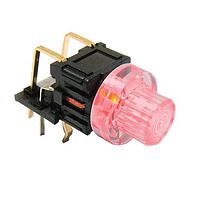 E-Switch TL1250F280BQRCLR Tactile Switch 50mA 12VDC Blue LED Silver, Round, Clear