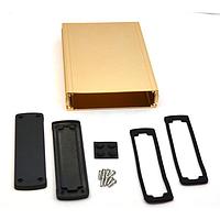 Bud Industries EXN-23362-GD PCB Enclosure Extruded Aluminum Enclosure Gold (1.6 X 5.8 X 8.2 In)