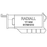 Radiall 617991010 Hardware Mini Quick Lock EMI Backshell