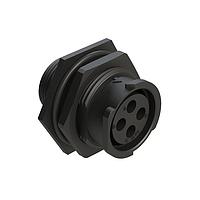 Amphenol SINE Systems FLS714N4S03 Connectors 4 POS JAM NUT RECEPT
