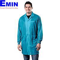 Desco 73650 Lab Coat with Knitted Cuffs (teal, X-Small)