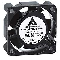 Delta Electronics, Inc. AFB02512HHA-C Tubeaxial DC Tubeaxial Fan, 25x10mm, 12VDC, Ball Bearing, Lead Wires