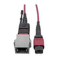 Tripp Lite N846-08N-A2B Fiber Optic Cable Assemblies FIB OPTICS OM4 MF ADPT 8",A-B