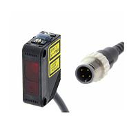OMRON E3Z-LL61 Compact Laser Photoelectric Sensor with Built-in Amplifier (Background suppression, 20 - 300 mm, NPN, M12 pigtail)