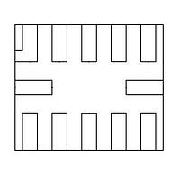 Texas Instruments TXU0204RUTR 4-bit Fixed Direction Voltage Level Translator Four-channel fixed m ultidirectional leve