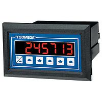 OMEGA DPF75-LL-220VAC Frequency Input Ratemeter/Totalizer, 6 Digits Display (Flow Rate Monitoring, Batch, On-off control)
