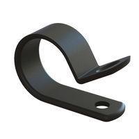 Essentra Components N-12B-BK Cable Mounting & Accessories Clamp,Screw Mnt,Black,3/4 in Hold