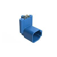 Amphenol SINE Systems ATF13-6P2-BM31BLU Headers 6Pin P2 Key 3X Screw Boss Ext Height Gold