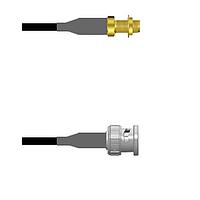 Amphenol Custom Cable Q-2Y00L0008084i RF Cable Assemblies SMA-SJB/BNC-SP RG58 84I