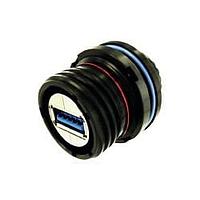 Amphenol Socapex USB3FTV7SAGF459 USB Type A Connectors SZ 15 Jam Nut Rcpt USB OD Cad