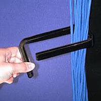 Panduit CMVDR1S Mount 1 Wide Vert.. Cable Mgmt. - Short