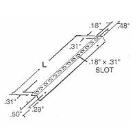 Bud Industries CSA-11264 Accessories Support Angle Kit 7.12" (Pair)