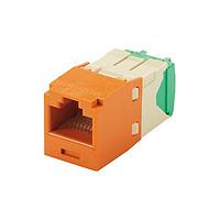 Panduit CJT688TGOR Modular Connectors / Ethernet Connectors Mini-Com Mod Cat 6 28/30 AWG UTP