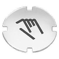 SIEMENS 3SB29014QK Insert Label, Manual Operation INSC LABEL F.  3SB2 FLAT/ILL. PB MAN OP